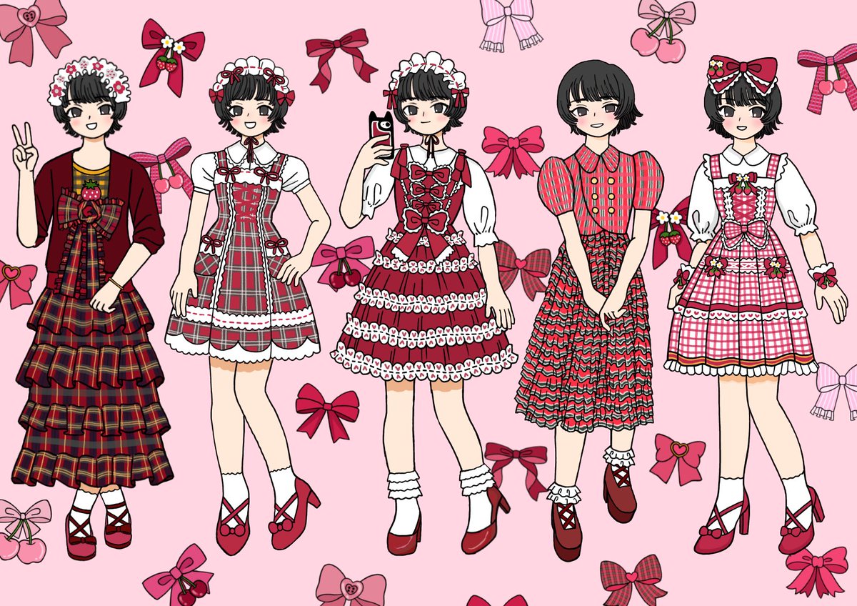tengoku_jimusyo's tweet photo. ❤️🌺🌹🌷🍒❤️ https://t.co/cAJWmDMWA8