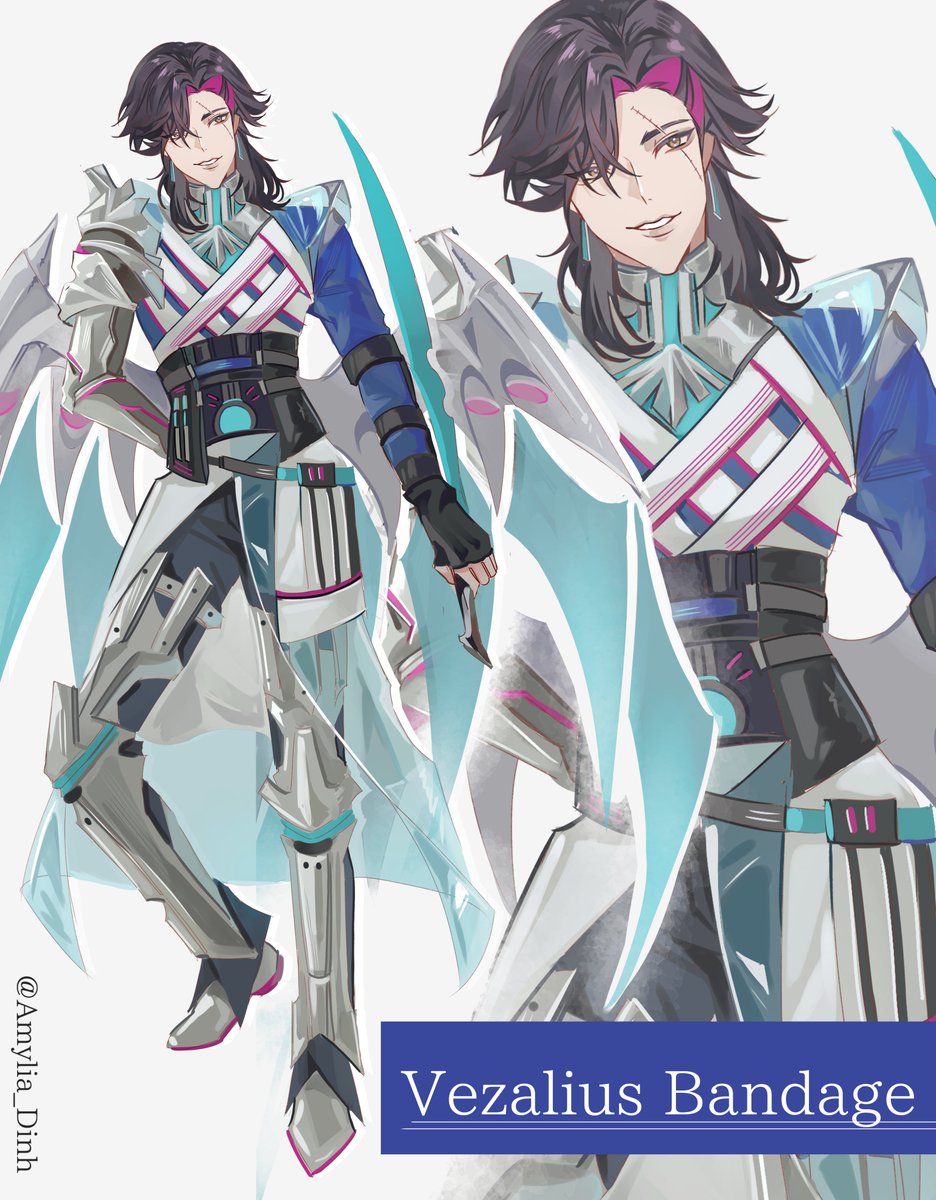 Amylia_Dinh's tweet photo. Day 13 of drawing liver in NijiENchanted like a fantasy RPG A series where I design clothes for NijiEN liver that fits their character in the game!       
Hope you look forward to it   
#zalillust #NIJIENchanted2 https://t.co/lYoIiFexuS