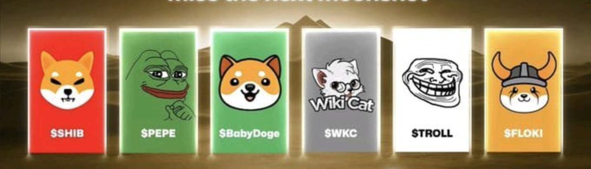WhaleSatoshi's tweet photo. This week’s hidden crypto gems, don’t miss the next moonshot💥

$SHIB
$PEPE
$BabyDoge
$WKC
$TROLL
$FLOKI https://t.co/cRJrZ50W03