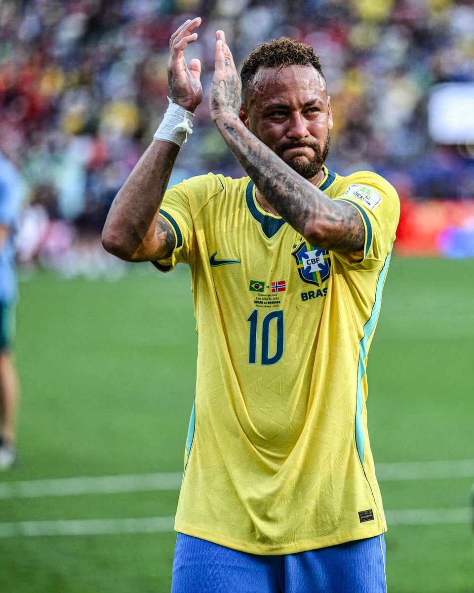AtaqueFutbolero's tweet photo. ⚠️🇧🇷 NEYMAR JÚNIOR CONFIRMÓ SU RETIRO DE LA SELECCIÓN BRASILEÑA. 

“MI HISTORIA CON LA SELECCIÓN HA TERMINADO. 

Le he dado todo mi corazón y toda mi vida, hice historia allí. PERO CREO QUE YA NO TENGO GANAS”. https://t.co/KKlMoA7aZh