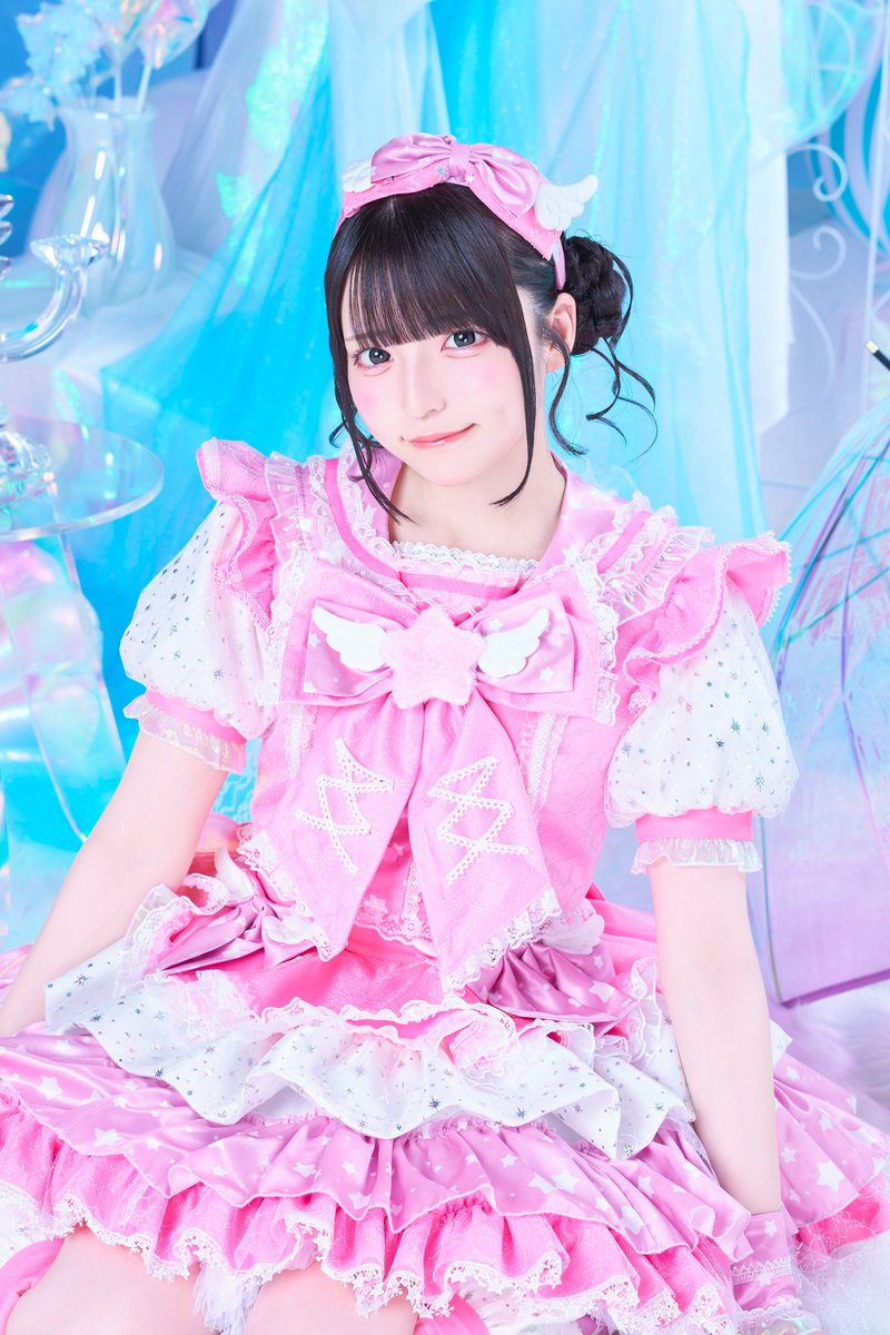 iON_idol_'s tweet photo. ˚*.✩ Summer Visual ✩.*˚

🩷苺川えくぼ
『最初で最後のピンクの夏🎀💘︎︎◝✩』

#iON #アイオン https://t.co/Z2mYWbwCiV