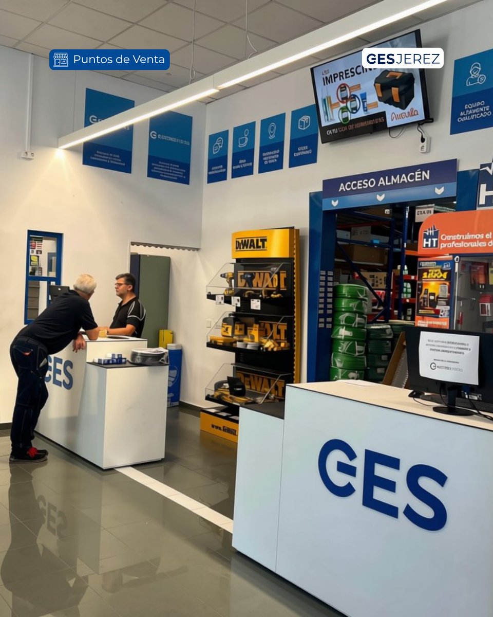 ElectroStocks's tweet photo. 🔊#PuntosdeVentaGES | 🏢 ¡En #GESJerez estrenamos imagen! Hemos renovado nuestro #PuntoDeVenta para ofrecerte un espacio más moderno, cómodo y funcional, pensado para seguir acompañándote en tu día a día con el mejor servicio. 🌟

#PuntosDeVenta GES: https://t.co/yyi38qsi0C https://t.co/XDBJ5OoEPu