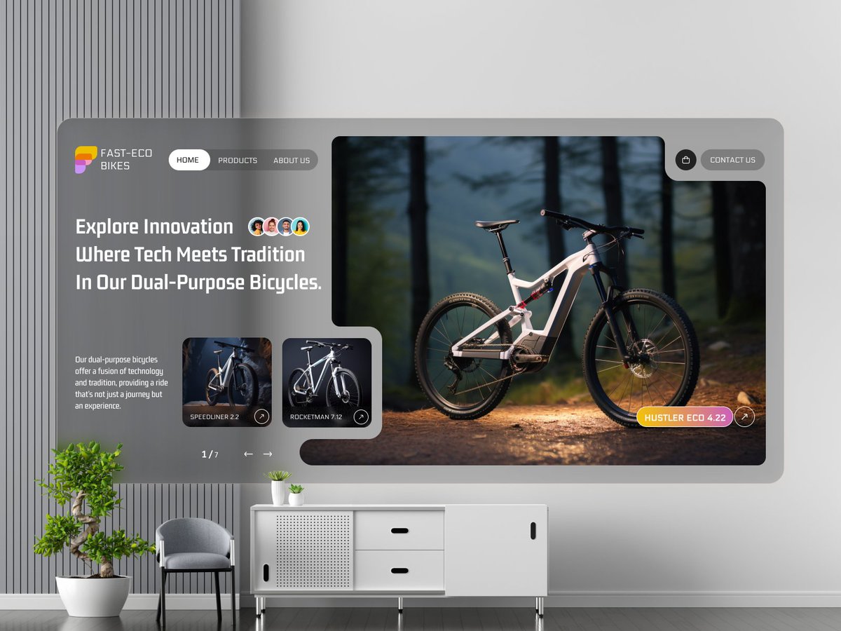 Pritesh1304's tweet photo. Practice project: e-commerce hero banner design for a concept eco-bike brand, "Fast-Eco Bikes." 🚲⚡ Exploring color, icon design, and hero layout. Not a real client, just sharpening my design skills.

#EcommerceDesign #UIUX #WebDesign #DesignPractice #BrandIdentity https://t.co/icHOs1ntmK