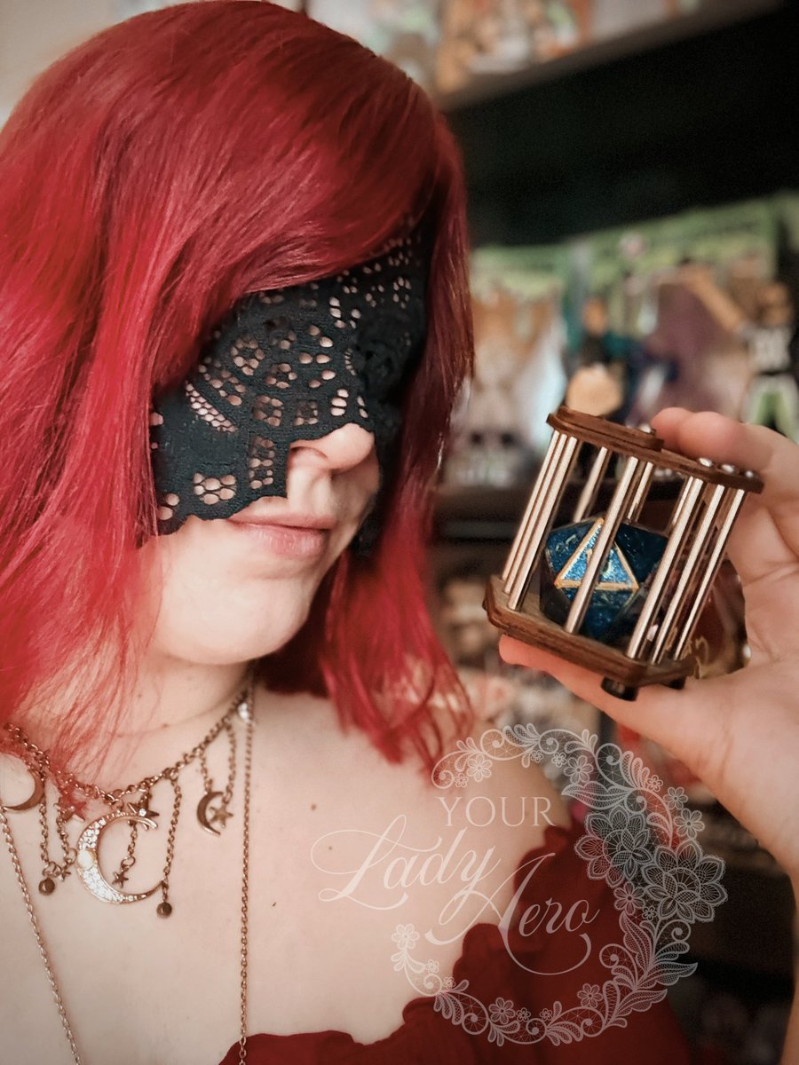 YourLadyAero's tweet photo. How do I deal with naughty dice and naughty men?

I put them in a cage, obviouslyyy https://t.co/qM4fjYAclL