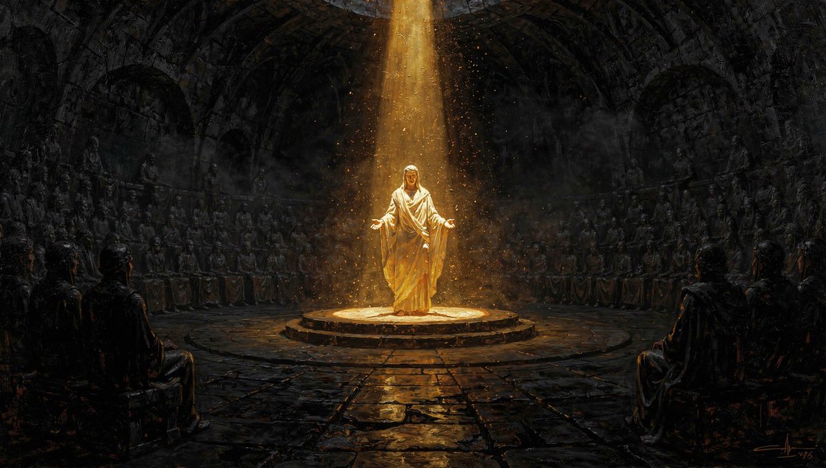 BallFolklore's tweet photo. Psalm 82 opens with God standing in an assembly of other gods.
Not angels. Not metaphor. The Hebrew word is "elohim",  the same word used for God himself.
Most Bibles translate around this. The text doesn't. 🧵 https://t.co/lRg6s96oMj
