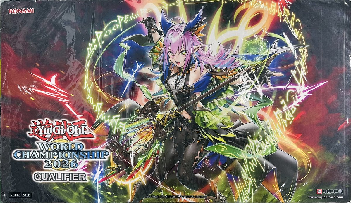 遊戯王 プレイマット】 韓国 未開封 白き竜の落胤【WCS2026】 ￥35,000
