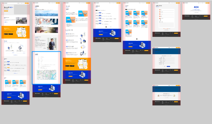 Image for the Tweet beginning: 上級編課題のコーポレートサイト制作は…
マイペースに進んでいます…🦥
ﾉｿﾉｿ…

#デイトラ 