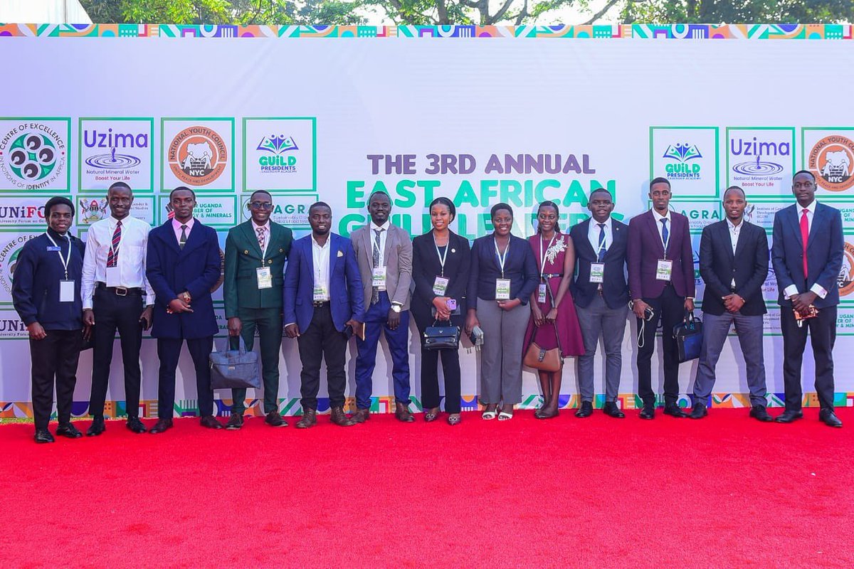 UICT17thGUILD's tweet photo. Representing the UICT 17th Guild Government @UICTug at the #EAGuildSummit2026 at @Makerere! Focused on youth leadership, production,and regional integration to build a competitive East Africa. The future is digital, collaborative, and student-led. #UICTatMakerere #GPLASummit2026 https://t.co/HJ5jwColNf