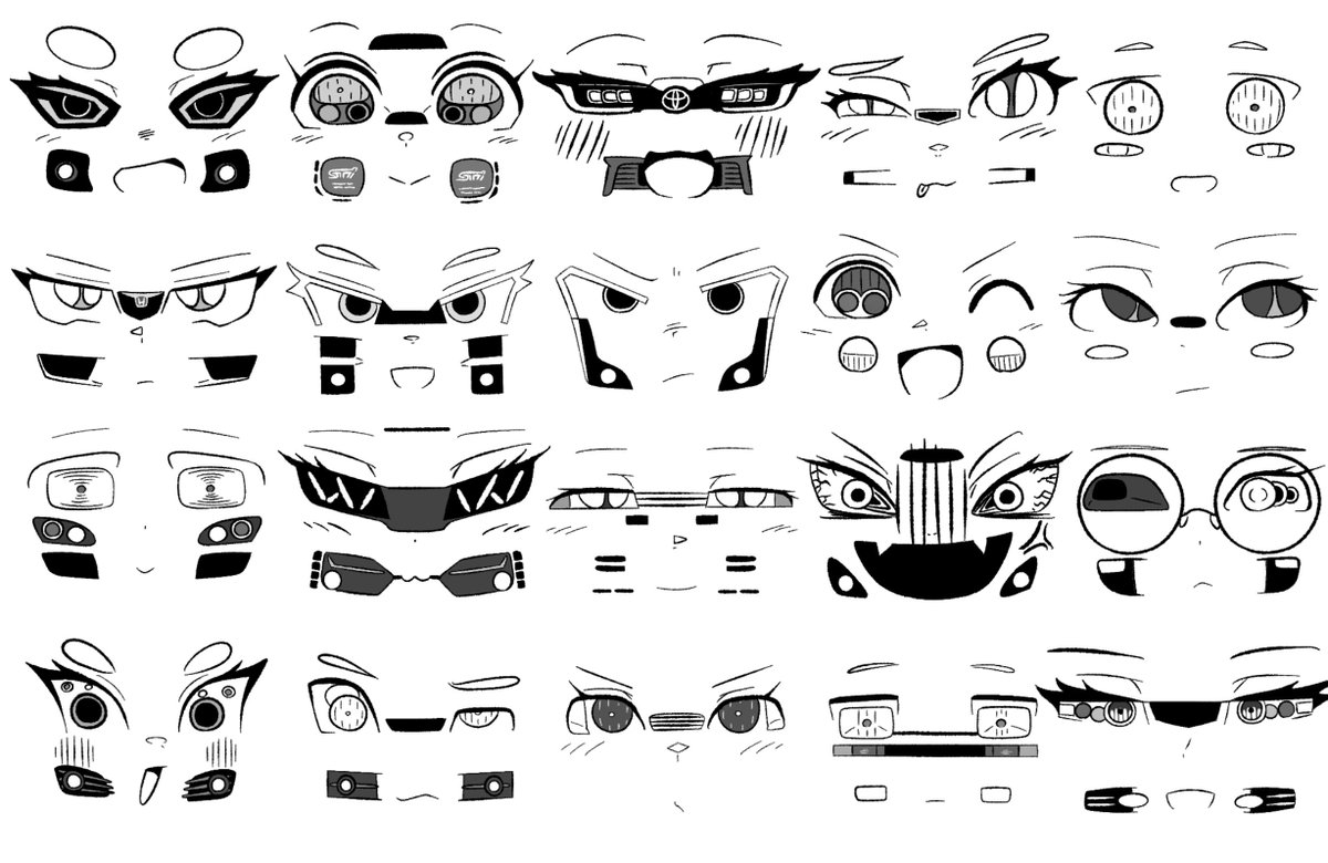 kitsuneko9696's tweet photo. こんな感じで擬人化させてます
画像のキャラは全員国産スポーツカーです https://t.co/SnvkrLdb8K