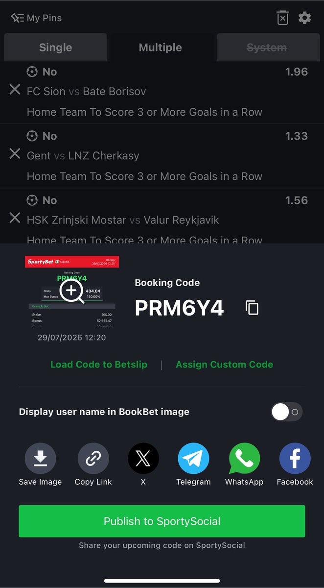 deker1_10's tweet photo. Individual to score 3goals in a row No

PRM6Y4

Stake responsibly 🔞 https://t.co/PX6534ZQQN