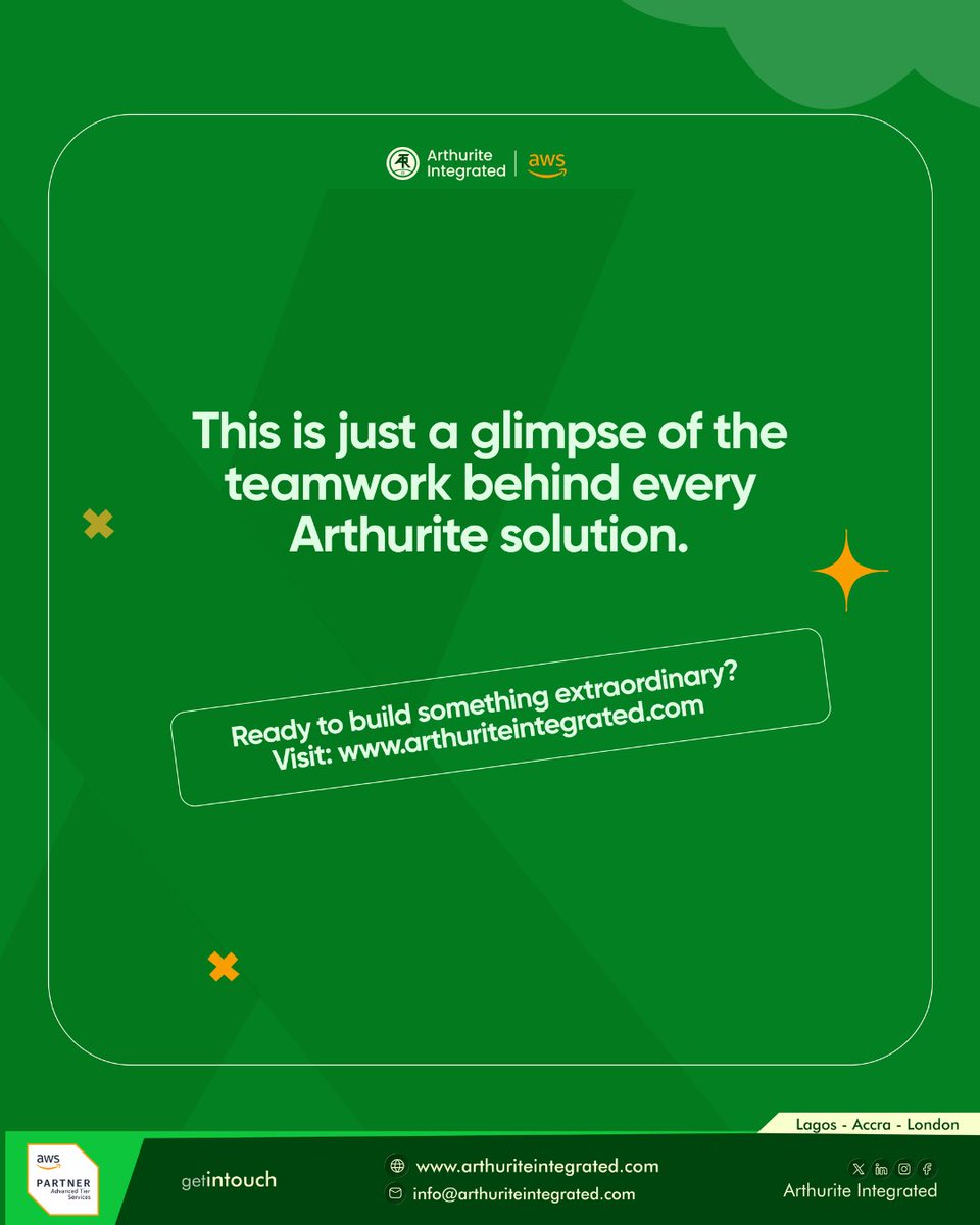 Arthurite_IX's tweet photo. Ready to accelerate your digital transformation with an AWS Advanced Tier Partner? Let’s build what’s next.

🌐 https://t.co/zAnTzYtBux
✉️ info@arthuriteintegrated.com

#ArthuriteIntegrated #AWSPartner #CloudTransformation #DigitalInnovation #CloudComputing https://t.co/I33tMKBE8a