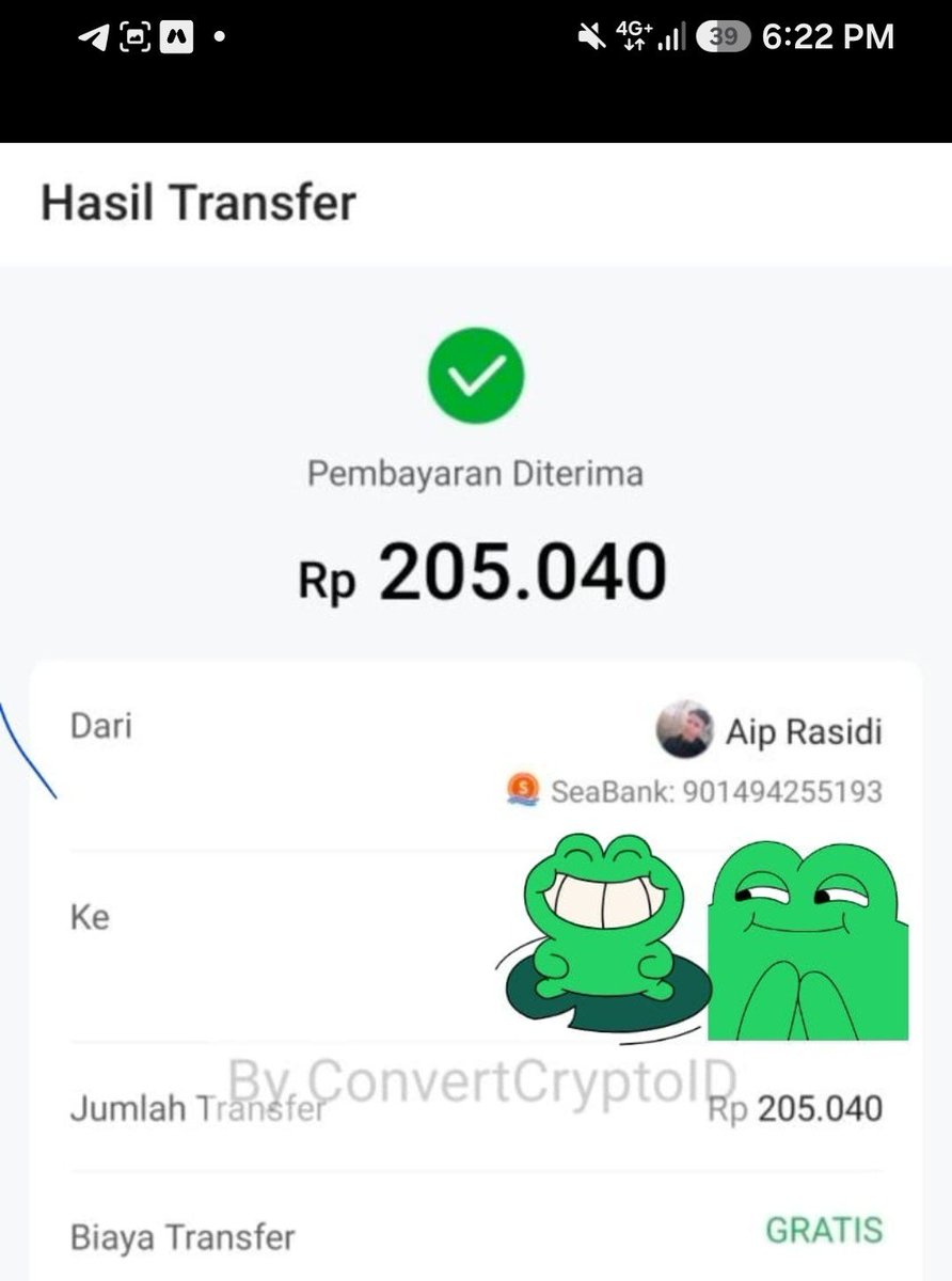 DephiVerse's tweet photo. makasih kak sudah dibantu cv 🤩🤩
#ConvertCryptoIDtesti https://t.co/zTuwW9ZaZb