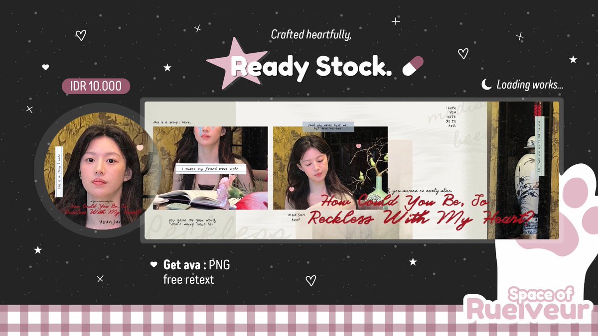 rueiveur's tweet photo. ┈ help repost? thank you! 🐰

halo aku ada layout aktris go younjung dan roh yoonseo 💞 prici tertera di pict dan siap untuk dijemput! <3 

[ #bealanja ] https://t.co/OM3NSQFlwl