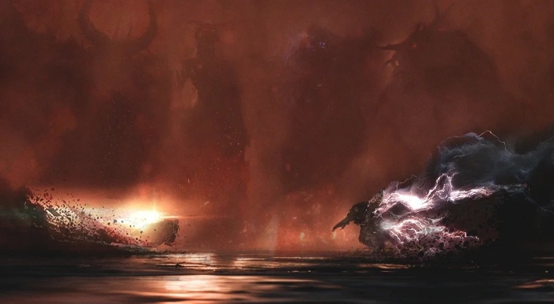 SanguinisI's tweet photo. “The Dark Gods”

Art by Richard Bagnall https://t.co/dtnPydclvm