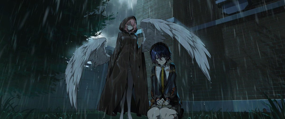 ultivista's tweet photo. /// zzz 3.1 spoilers

knowing that remie doesn't like getting her wings wet made this particular screen really touching for me https://t.co/zHJcEYGXVA