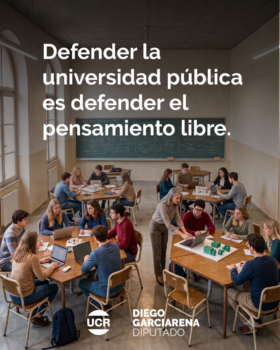 dgarciarena's tweet photo. La Noche de los Bastones Largos no fue solo un ataque a las universidades.

Fue un ataque al conocimiento, a la libertad académica y al pensamiento crítico. Fue un ataque que frenó el desarrollo nacional.

A 60 años de aquel hecho, defender la educación pública también significa defender el derecho a enseñar, investigar y expresarse en libertad. Significa el derecho al desarrollo nacional.