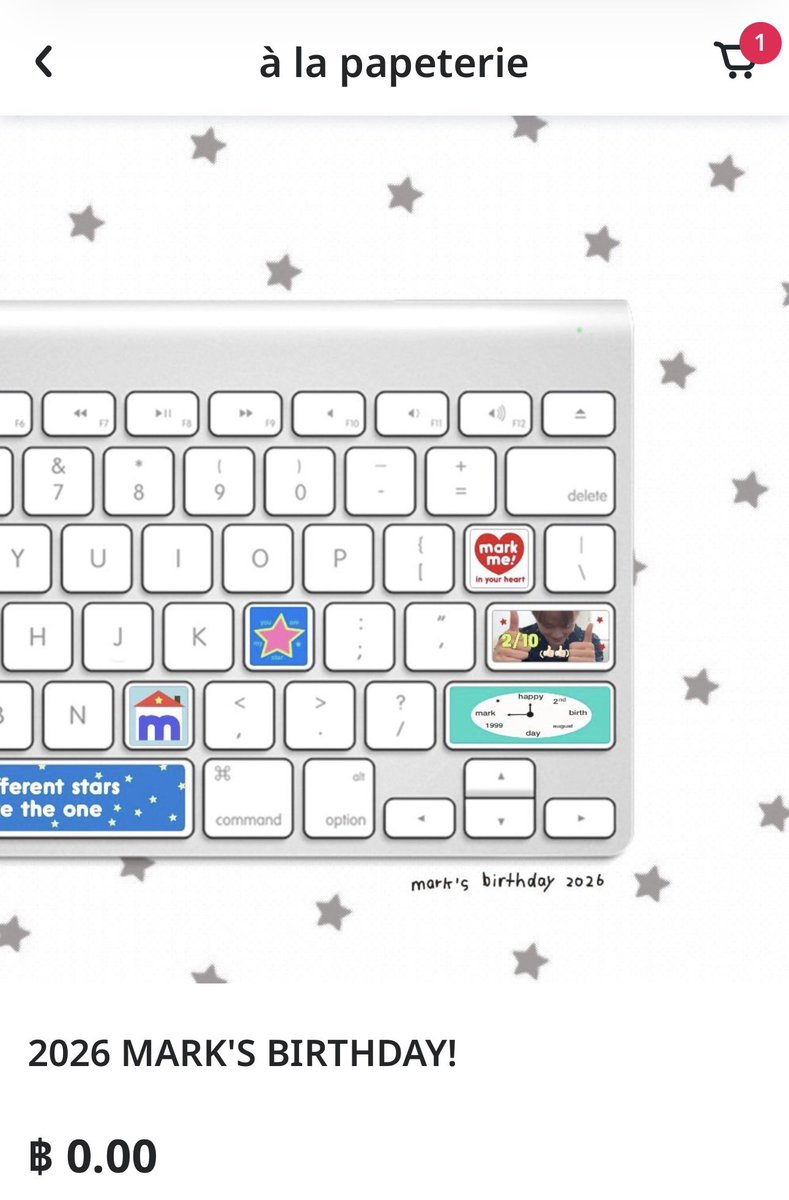 ajummaisme's tweet photo. สตก.แปะkeyboard ที่ระลึกวันเกิดน้องม้าค2026 จะอัพเดตให้กดรับในวันที่ 2 สิงหาคม เที่ยงวันค่ะ จำกัด2แผ่น/account ขอคนที่สะดวกออกค่าจัดส่งปณ. 🚗📦 หรือระหว่างนี้สั่งซื้อสินค้าจากทางเว็ปและต้องการสตก.ด้วย กดรับที่ช่องจัดส่งได้เลยนะคะ เราส่งให้2แผ่นเหมือนกันค่ะ
🎂🐯⭐️
https://t.co/NFa3yhe4cF