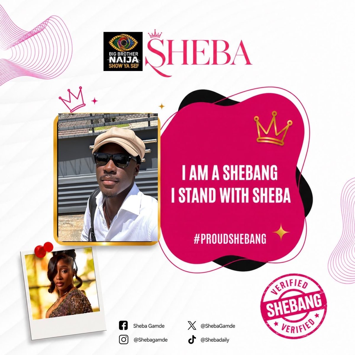 hembadebo's tweet photo. SHEBA THE SPOTLIGHT 
EVERYBODY LOVES SHEBA
@ShebaGamde 

#BBNaija #ShebaGamde https://t.co/qnBALBbR6i