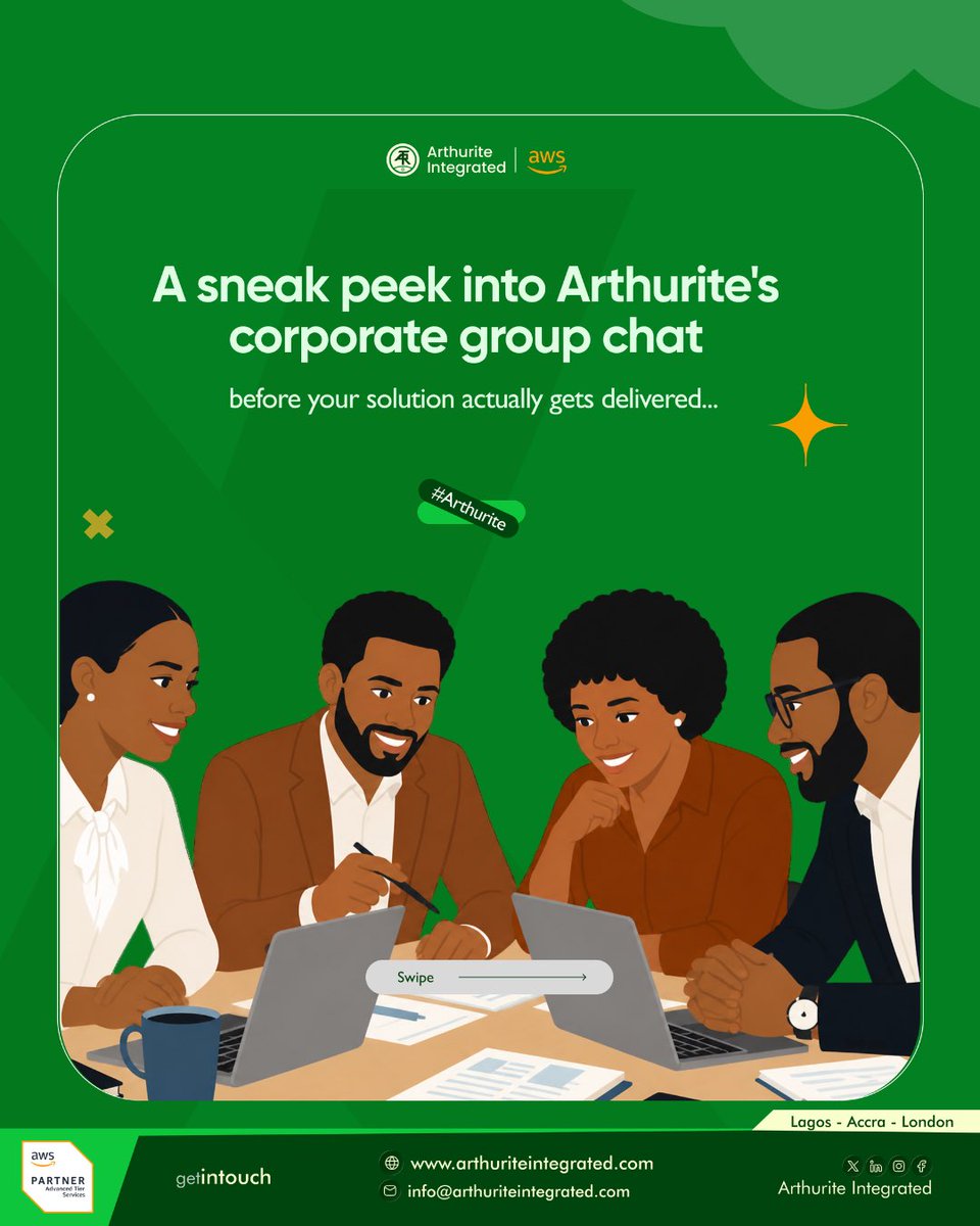 Arthurite_IX's tweet photo. Every successful cloud solution starts long before deployment.

Behind every launch are architecture reviews, technical discussions, rigorous testing, and seamless collaboration,
ensuring every solution is secure, scalable, and built for impact.

Here’s a glimpse into how our team works together to turn complex business challenges into reliable cloud solutions.