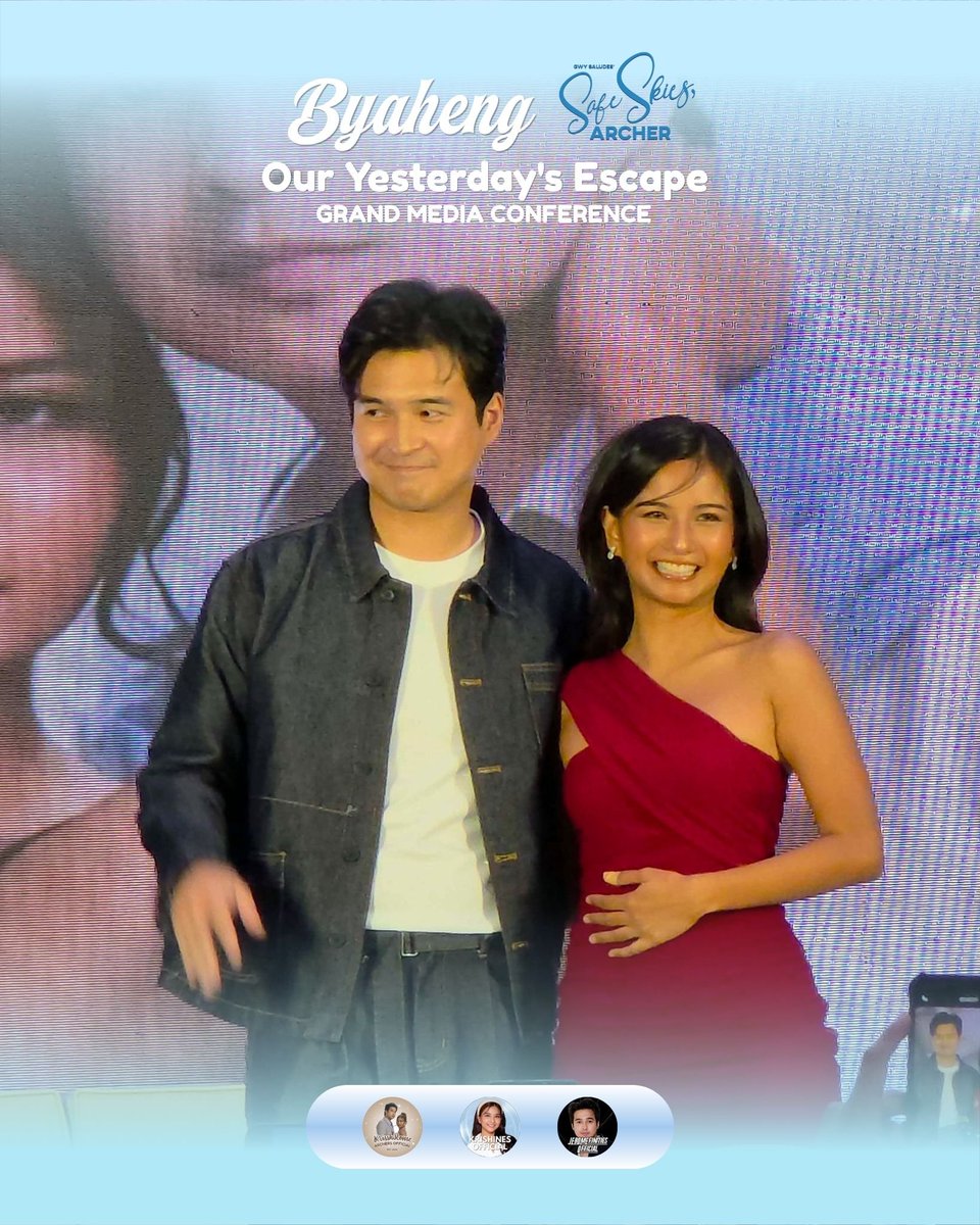 KJArchersOFC's tweet photo. Ang ating pinakamamahal na flight attendant at pilot engineer.

Hi, KrisshRome!

It's so nice to see you both together again—sharing one stage, one frame, and so many smiles. Mahal namin kayo! 🤎💙🖤

THE ESCAPE BEGINS

#OYEGrandMediaCon 
#KrisshRome https://t.co/pvq5ZlizOM