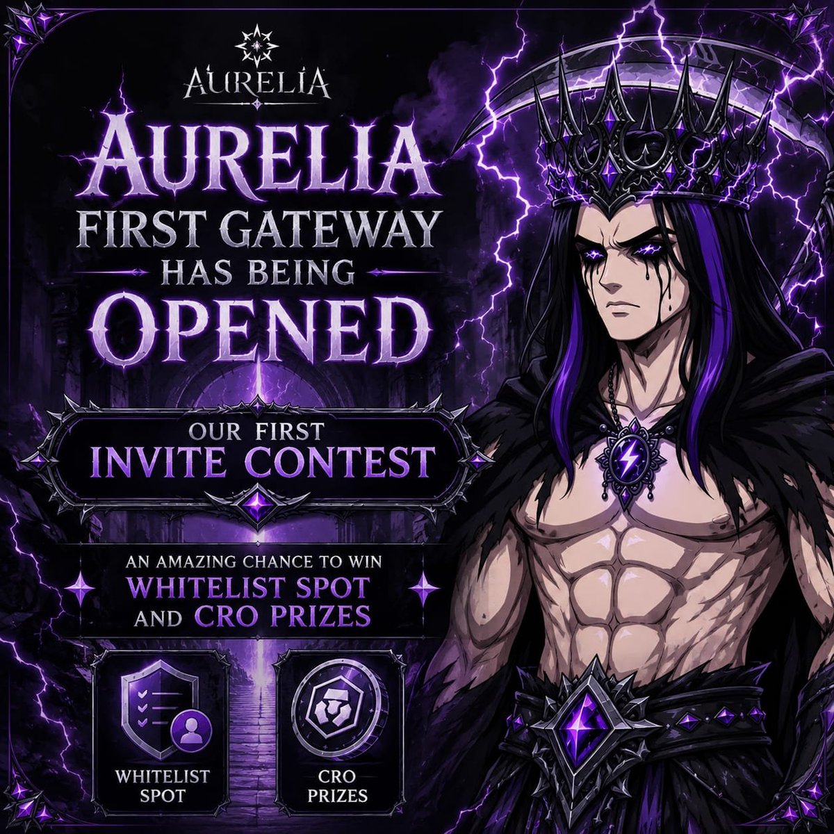 AureliaCont1's tweet photo. 🚪Aurelia's First Gateway Has Opened⚔️

🎉 Our first Invite Contest is LIVE
🏆 Prizes
1st🥇1× Whitelist Spot + 100 CRO
2nd🥈100 CRO

📜 How to Enter
✅ Repost this post
✅ Join discord: https://t.co/HZGszsJVn6
✅ Follow Aurelia 
✅ Invite friends &amp; NFT collectors
Ends in 1 week https://t.co/BfPKsEcxrJ