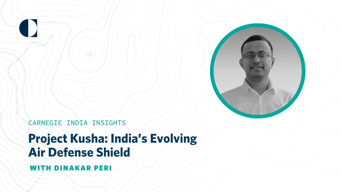 CarnegieIndia's tweet photo. New #CarnegieInsights with @dperi84 out now!
This episode looks at:
• #ProjectKusha and how it strengthens India's evolving air defense shield.
• The Indian Army's new Integrated Battle Groups and their significance for rapid mobilization.
• The #IndianNavy hosting a Combined Maritime Forces exercise for the first time.
Watch: https://t.co/mvBTY9Mdgb
#IBG #CMF