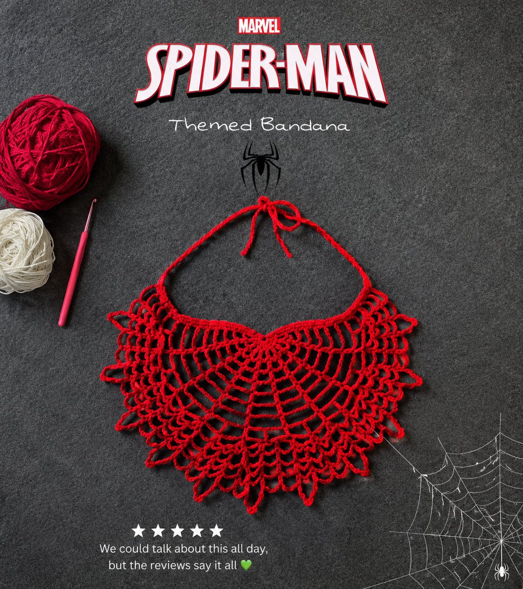 veraa_davidd's tweet photo. Spider man bandana/waist wrap 🕸️🕷️🧶 https://t.co/qR2tzJYgxA