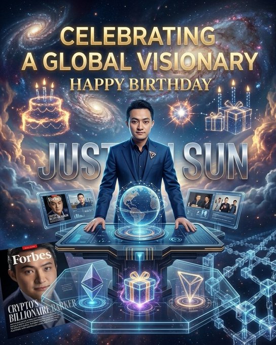 pobborose's tweet photo. @trondaoCN @justinsuntron @sunyuchentron 祝君生日快乐！ 

孙哥生日快乐！您就是区块链行业的灯塔，无论风浪多大，有您在我们就安心。愿灯光永远明亮，穿透迷雾，生日快乐，光芒万丈！ https://t.co/pQ2QPKX0V1