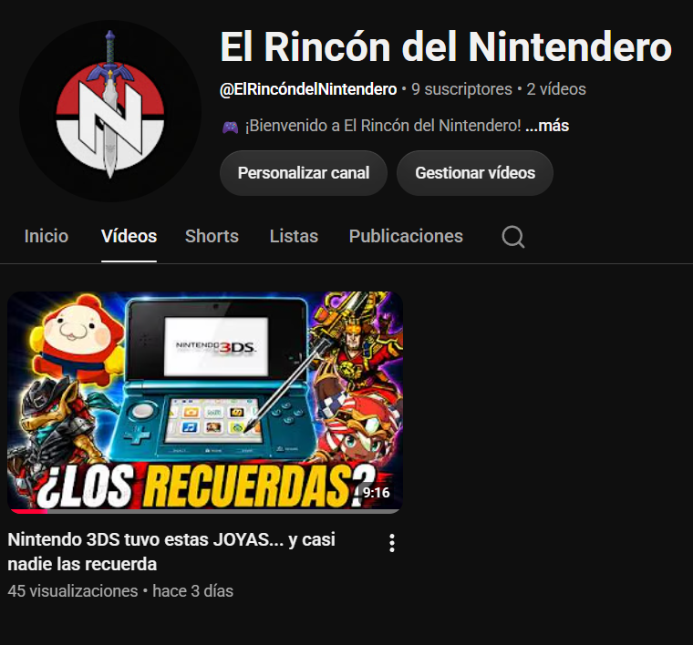 RinconNintendo_'s tweet photo. Aprovecho para dar las gracias por todo el apoyo que ha recibido el canal en los últimos días, quizás no es algo espectacular, pero para ser un canal totalmente nuevo y con 0 visibilidad estoy muy orgulloso ✌️
Seguiremos dandole caña por aquí 💪🔥 https://t.co/urkTMIFRbD