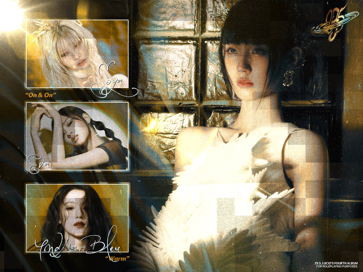 LUCYDHYMN's tweet photo. ㅤ
ㅤ
LUCIO's 3rd Full Album
˖𓂃˚⊹🪐 ⋆ 29.5 ⭒✨˖˚𖡼
Feat. Artists: SOYA, EVA,
and YNDRA BLEU
2026.07.31 7:30PM GMT+8
#LUCIO #루시오 #29point5
#DreamWithLUCIO
ㅤ
ㅤ https://t.co/7CFJCZOx2s