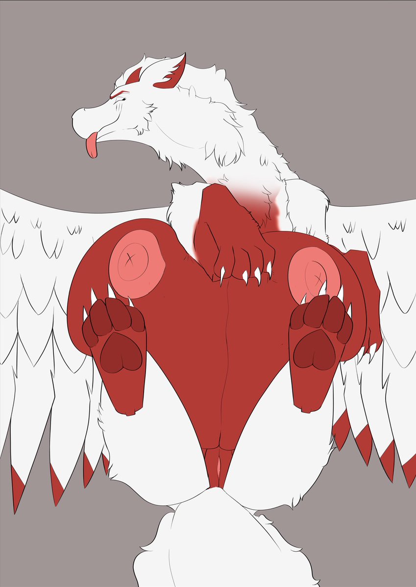 idkwhatputher3's tweet photo. dragoness with crotchboobs commission (very hyper content warning) https://t.co/LPdF1qwthZ