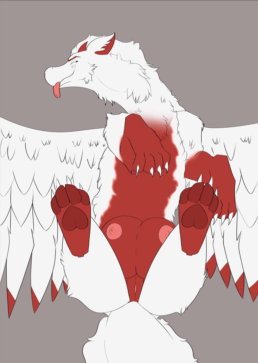 idkwhatputher3's tweet photo. dragoness with crotchboobs commission (very hyper content warning) https://t.co/LPdF1qwthZ