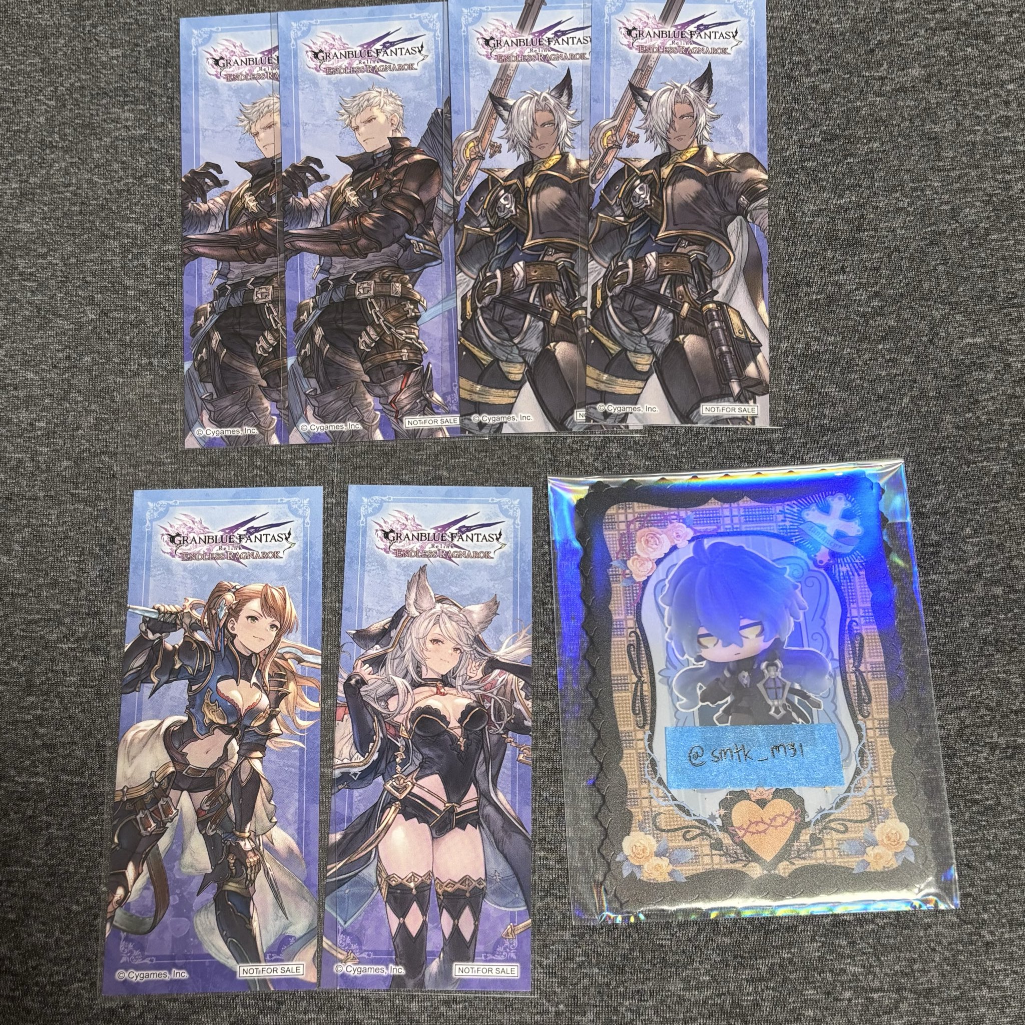 グランブルーファンタジー グラブル ルシファー 書店コラボ しおり 10枚セット グランブルーファンタジー グラブル ルシファー 書店コラボ しおり 10
