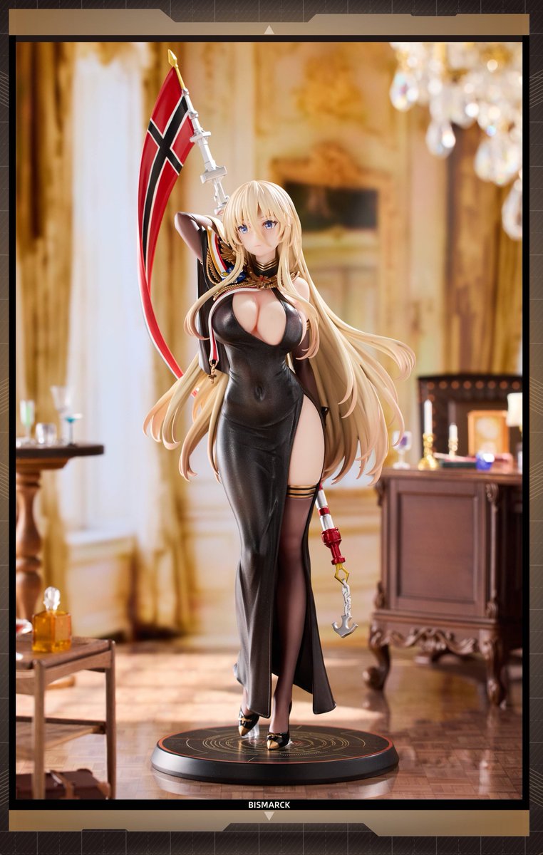 figsoku_b's tweet photo. 【アズールレーン】BearPanda「ビスマルク」フィギュア 彩色原型公開

【近日予約開始】
価格399元（約9,648円）
2027年5月発売予定
https://t.co/QESvC2gg7a
#BearPanda #アズールレーン https://t.co/fqhUORGZdz