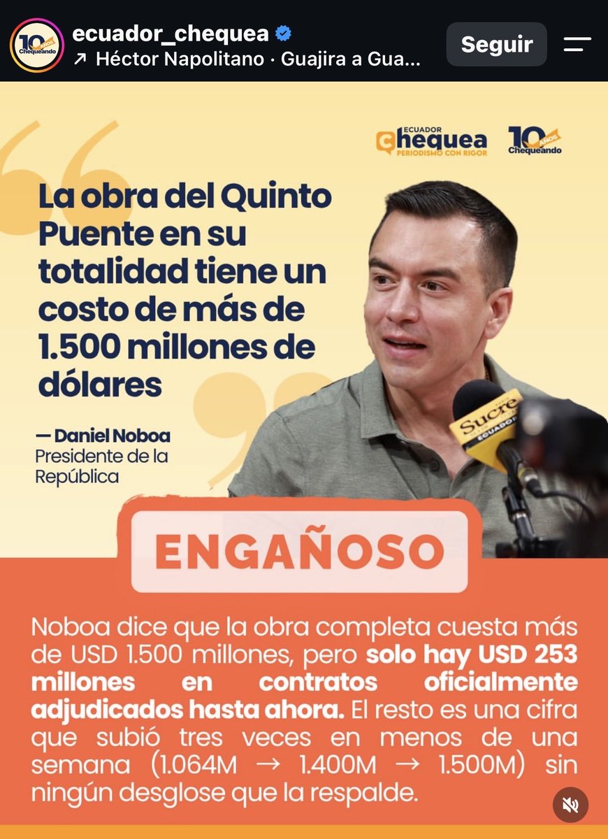 MLuzarragaEc's tweet photo. Si prioriza un puente y no un hospital, ahí no es. ¿O si para el interés de alguien? 

#Quintopuente https://t.co/z2g6fDfw2E