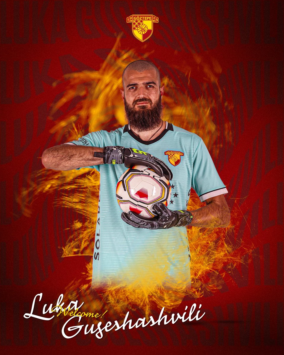 Goztepe's tweet photo. Luka Gugeshashvili Göztepe'mizde! 💛❤️

Kulübümüz, Gürcü kaleci Luka Gugeshashvili’nin 2026/2027 sezonu sonuna kadar satın alma opsiyonuyla birlikte kiralanması konusunda oyuncu ve kulübü PAOK FC ile anlaşmaya varmıştır.

Luka Gugeshashvili joins Göztepe! 💛❤️

Our club has reached an agreement with Georgian goalkeeper Luka Gugeshashvili and his club PAOK FC for the loan transfer of the player until the end of the 2026/2027 season, with an option to buy.

https://t.co/Jyu5iPvMRB

#Göztepe