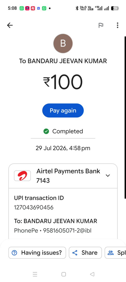 dilipmodi's tweet photo. @cdmvzm illegal charges by Pollution Testing Centers in Vizianagram. Kindly look into this.
Charging 100Rs instead of Rs 15. Rajasekhar Pollution Testing center https://t.co/OxNXVGKnVL
