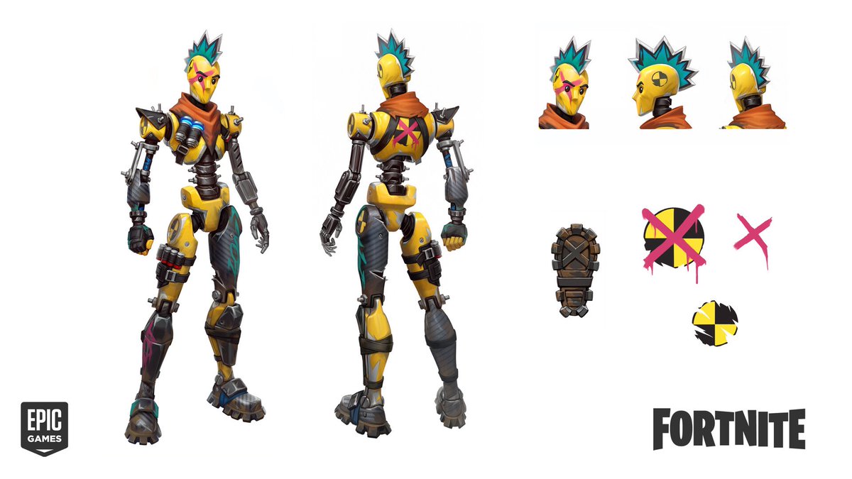 SentinelCentral's tweet photo. Official #Fortnite concept art for the following outfits, worked on by Wagner Monticell 🎨 

- Sunspot
- The Night Rose
- Peabody
- Wastelander Dummy 
- Nyanja
- Lizzik
- Drakon Steel Rider
- Persephone 

And many others! Full profile will be shared in the replies. https://t.co/efOUT3Pn2T