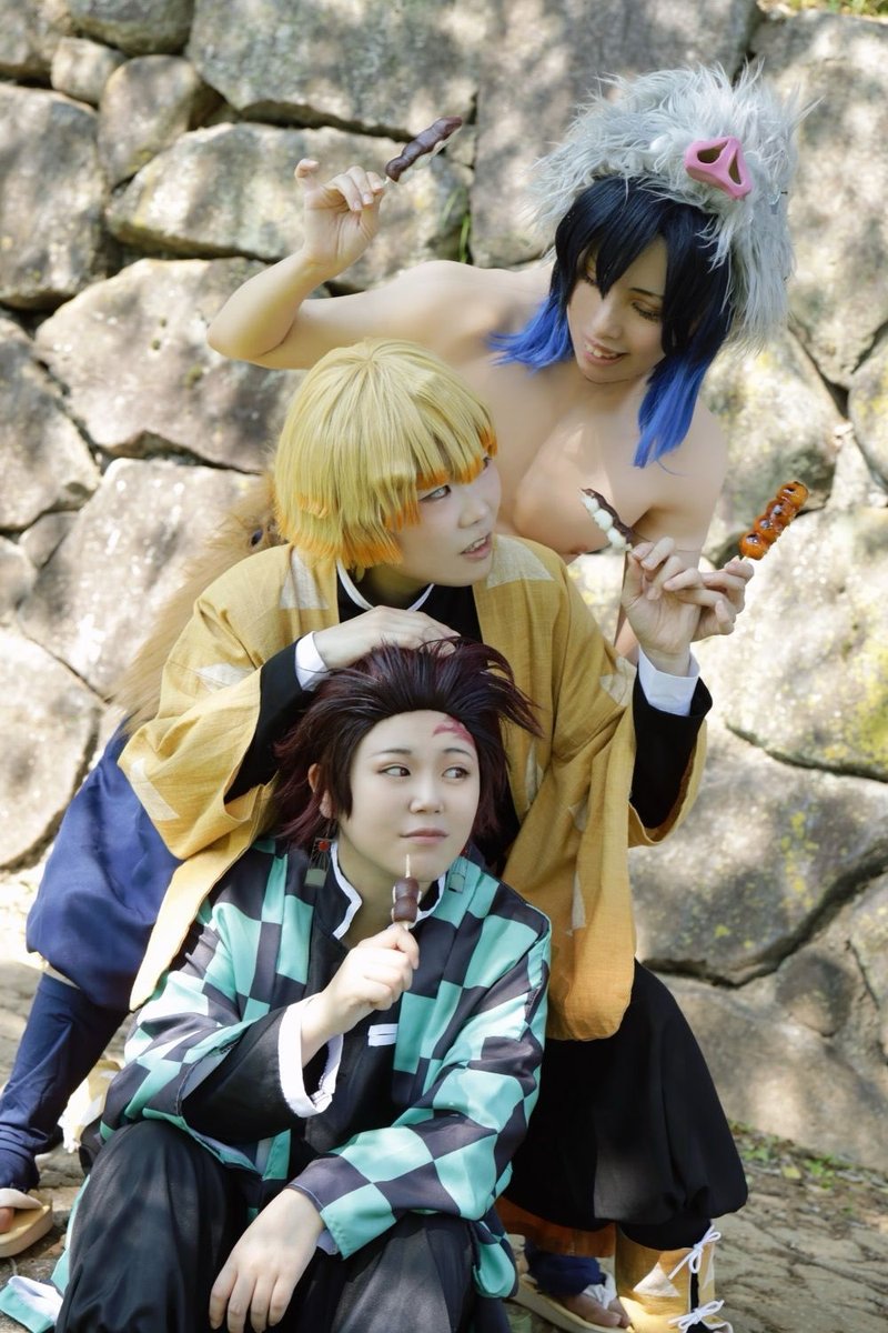 nekomo_mo_'s tweet photo. 【cos/kmt】

🎴:りんくんさん
🐗:Laylaさん
⚡️:りお

📷:キムジンさん https://t.co/b5KyqOTzFn