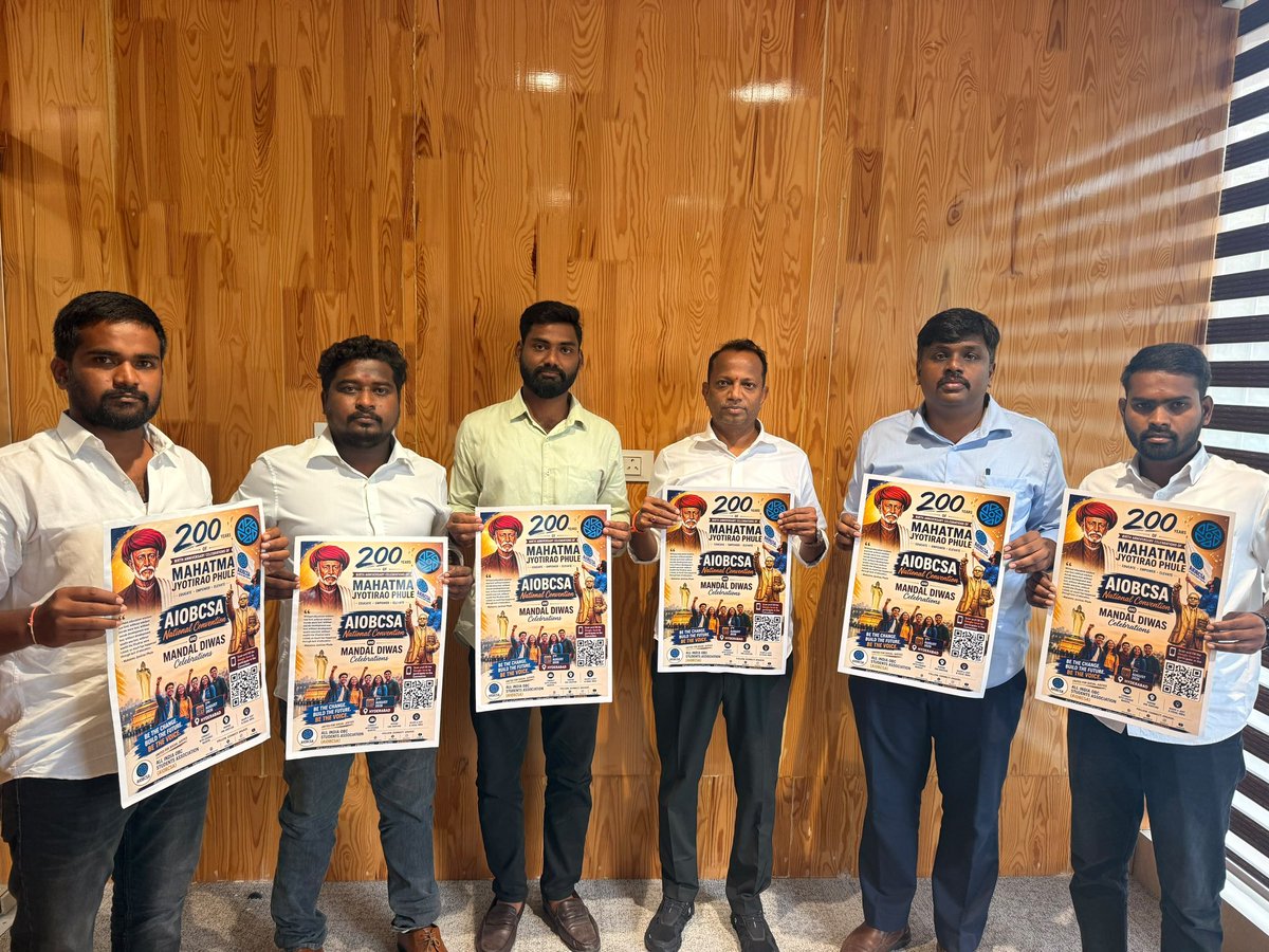 aiobcsa's tweet photo. BC Gen Z, let’s make the AIOBCSA National Convention a grand success!
Former MLA and senior leader @Eanil_INC has always been a strong advocate for OBC rights.

Shri @Eanil_INC, a young NRI-returned MLA during his tenure, has consistently championed the cause of OBC empowerment and social justice - @gowdkiran 

#Phule200
#OBCNationalConvention #MandalDiwas