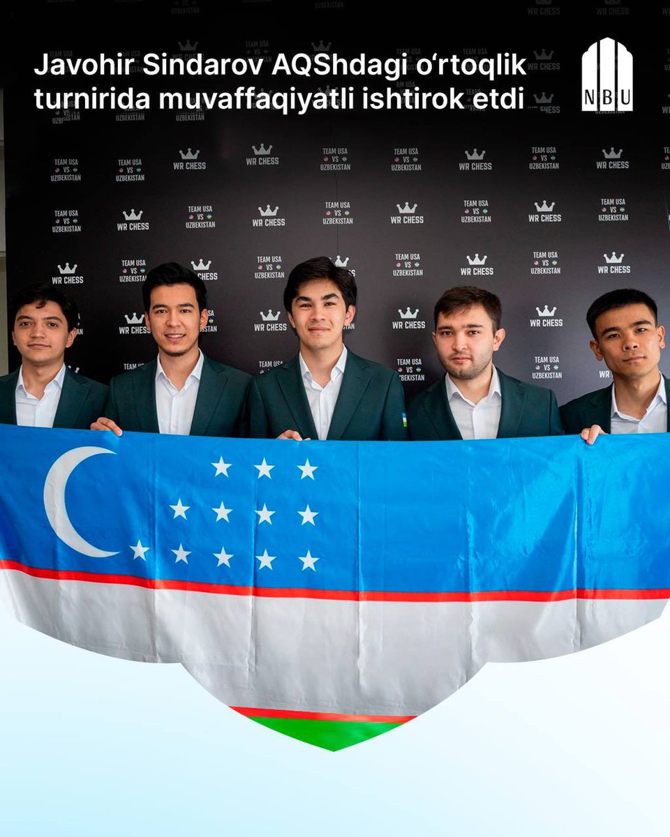 nbu_official's tweet photo. Javohir Sindarov AQShdagi o‘rtoqlik turnirida muvaffaqiyatli ishtirok etdi
—
Жавохир Синдаров успешно выступил на матче дружбы в США

Подробнее: https://t.co/92t3iThqIw https://t.co/RkmKjyvpM0