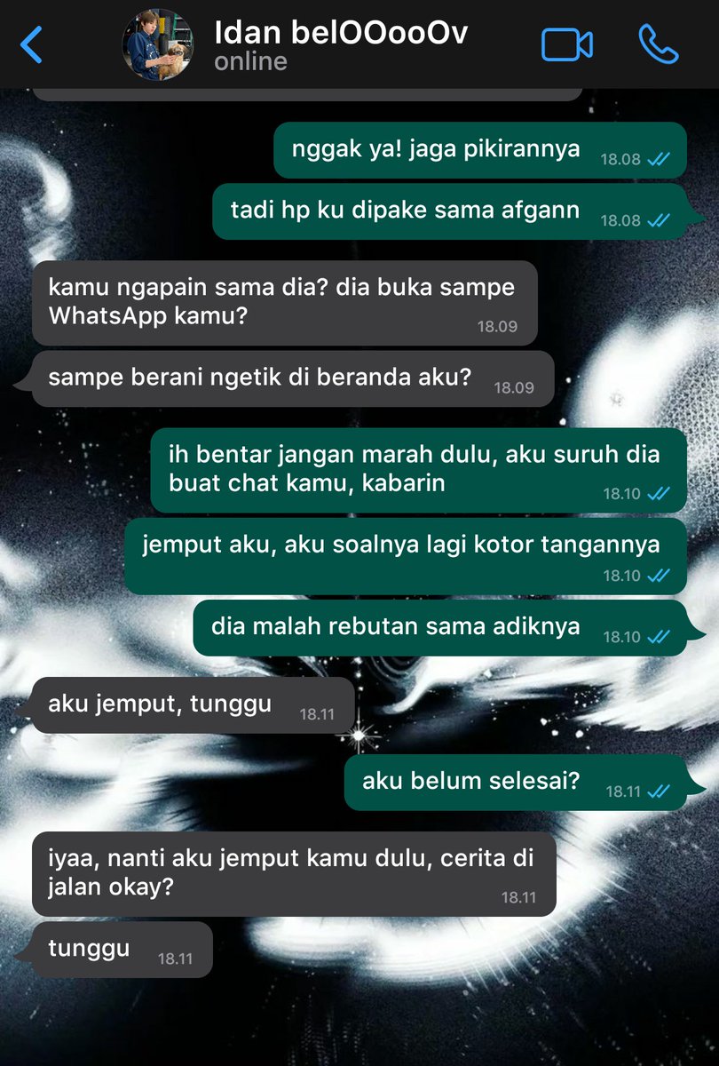 nayoursea's tweet photo. #jjunoya one tweet
khawatir atau cemburu itu, siapa yang gk khawatir pacarnya chat gak jelas kayak orang mabuk, pas di chat malah sama cowok lain https://t.co/qotndIw2eb