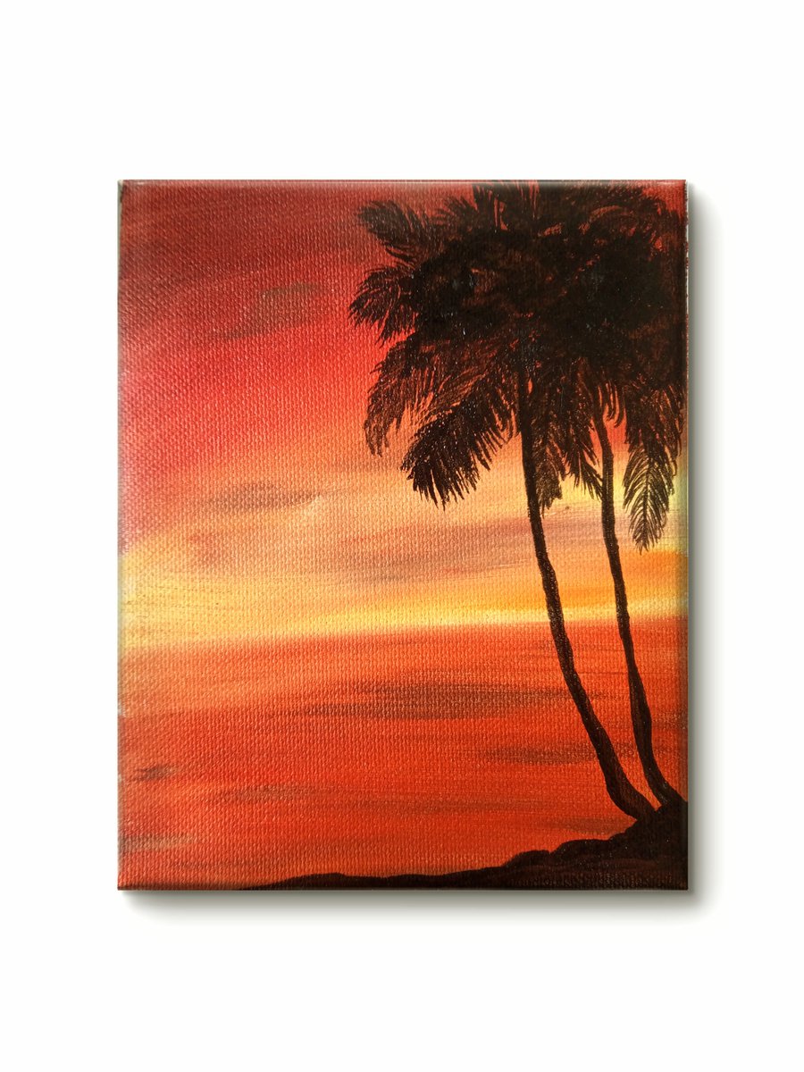 Drawspire's tweet photo. Acrylic sunset painting 

#painting  #acrylic #trending https://t.co/qchJBMc78K
