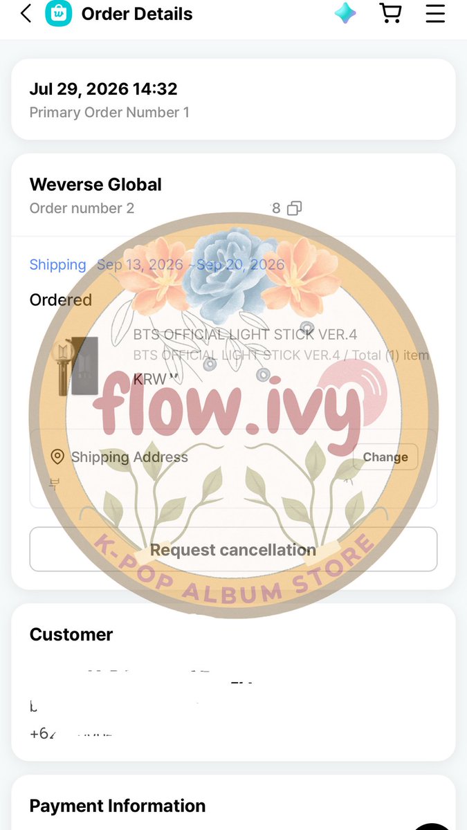 flowivyystore's tweet photo. proof co Lightstick BTS:

yg mau co, bisa dm aku https://t.co/m3PKYiIjHn