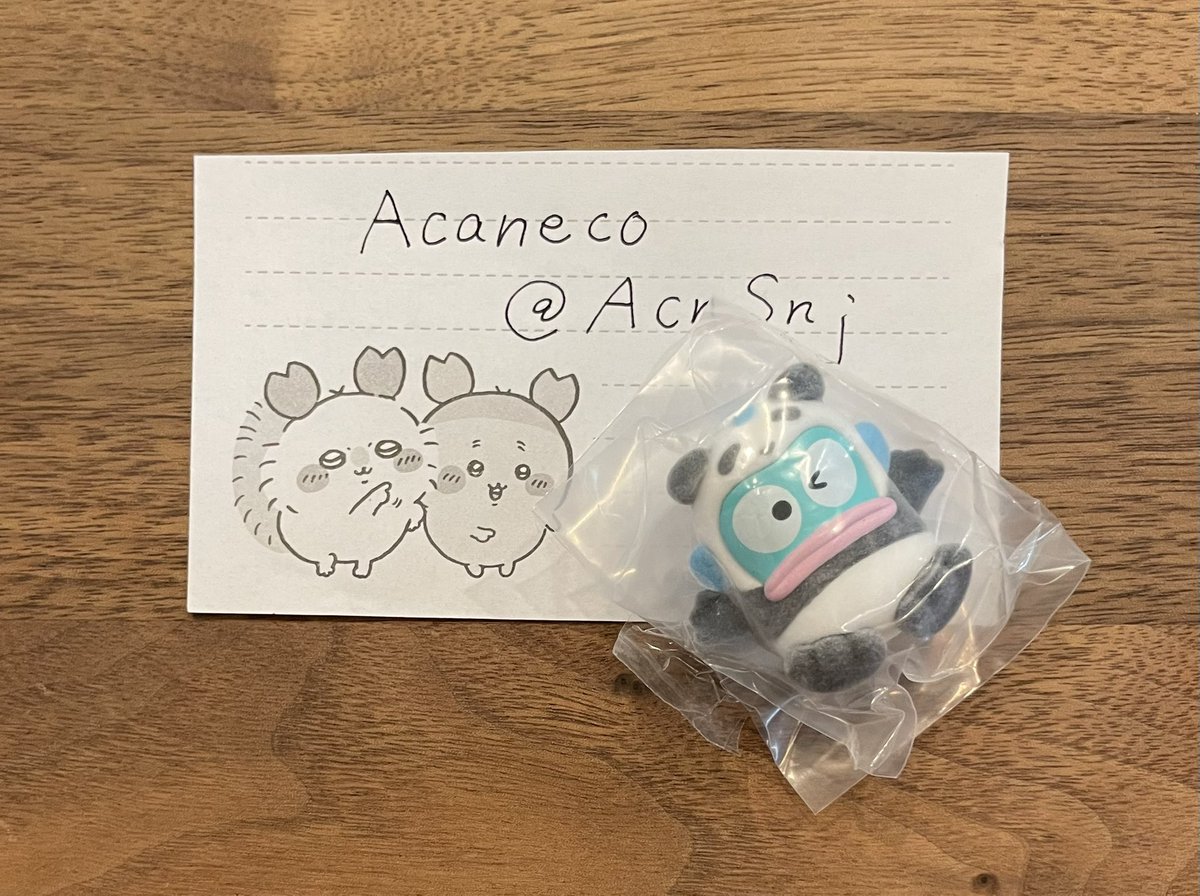 AcnSnj's tweet photo. 交換　サンリオ　ぱんだっこ　フィギュア

譲⇨ハンギョドン
求⇨ポムポムプリン

郵送交換希望
検索からもお気軽にお声掛けください！ https://t.co/tJMkSWakhz