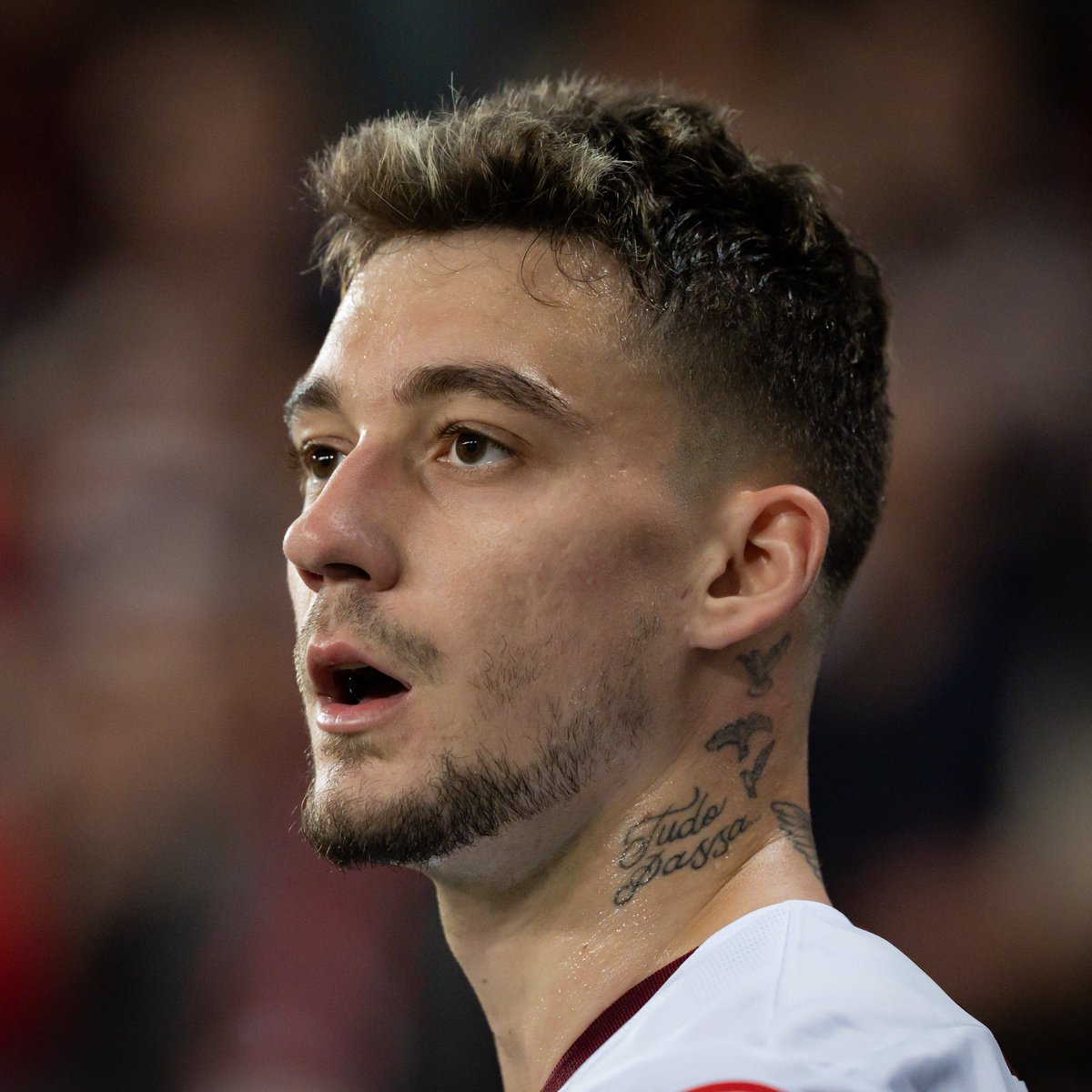 mackolik's tweet photo. 🔹 Ernest Muçi: Beşiktaş deplasmanında attığım gol duygusaldı. Tepki vermedim ama bazen kelimelerle ifade edemeyeceğimiz şeyler olur. Attığım tüm gollerden dolayı mutluyum. Trabzon'a geldim ve mutluyum.

📰 beIN SPORTS https://t.co/jCRSS8T9u0