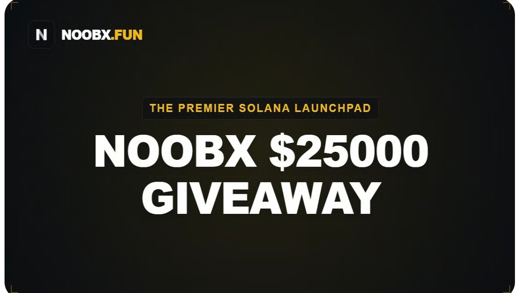 bashorunedward's tweet photo. 🚨If $100-$500 is not small for you, Give this a trial.

💰Cost; $0

📍$25,000 in Sol Giveaway for free!

📌100 people will get $100 in Sol for free each randomly; 
🔹️No criteria Required!
💠Just Randomly!

🪭7 people will also get $500 from leaderboard, and top 2 will work away with $5,000 and $3,000 each.

⏰️Deadline; 6 Days to go

🖋Noobxfun is the next generation launchpad built for Solana.

How to get Eligible?
✅️Click on; https://t.co/Tfy9GiGQlv
✅️Login with your gmail/Google account 
✅️Complete the available Simple Tasks

📋To celebrate their upcoming mainnet launch and reward their early community and  testers, 
They  are giving away  $25,000 worth of SOL.

Disclaimer; This is not a paid promotion