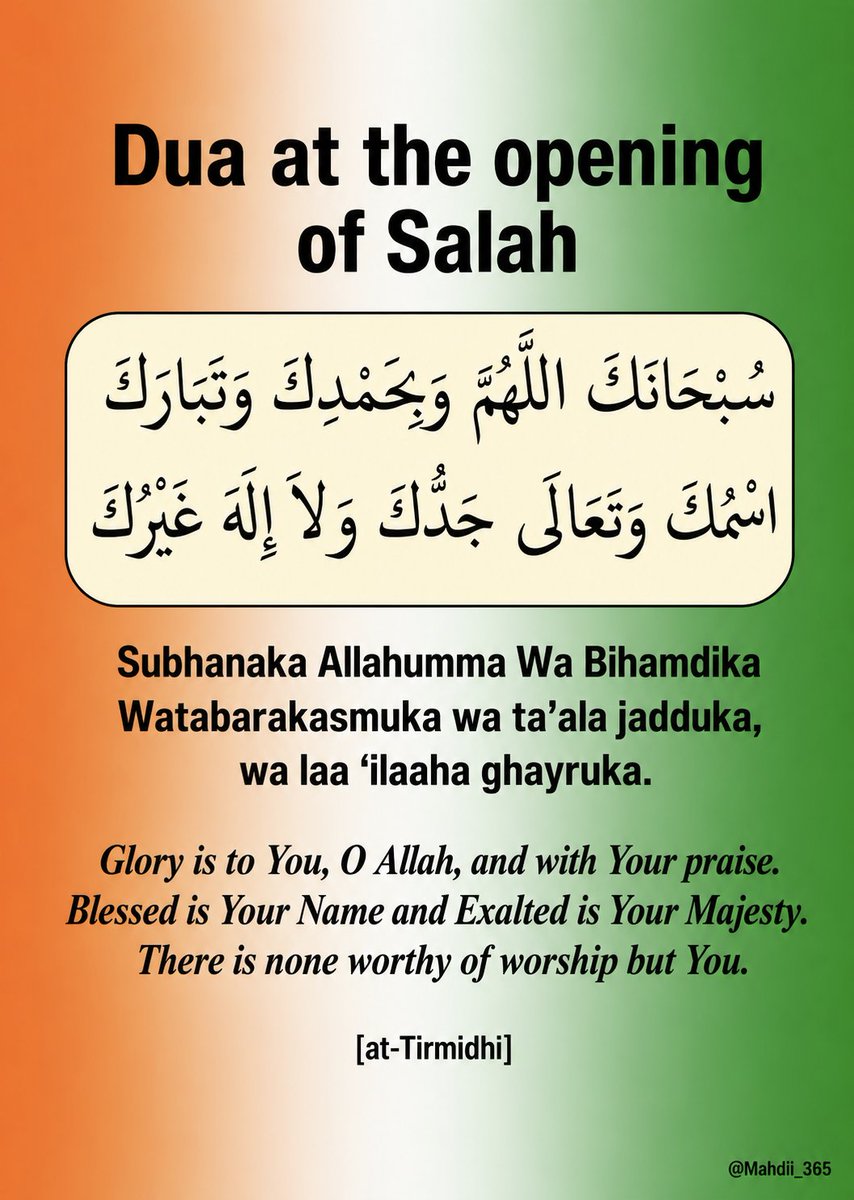 Mahdii_365's tweet photo. Du'a at the opening of SALAH: https://t.co/lI70af8I7L
