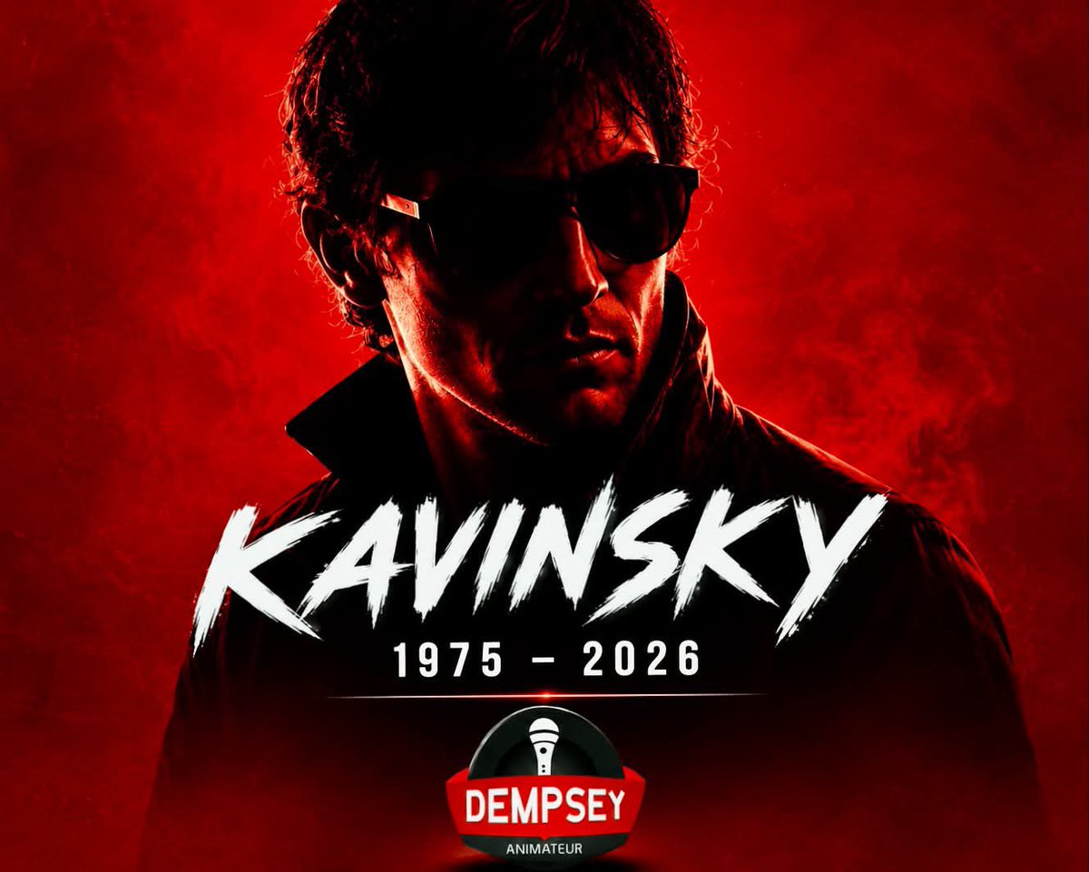 Dempseyoff's tweet photo. 🖤 Le DJ, producteur et compositeur français Kavinsky est décédé à l’âge de 50 ans.

Son univers unique et son titre Nightcall auront marqué toute une génération.

1975 – 2026 🕊️

#Kavinsky #Nightcall #Hommage https://t.co/V7Jd6YUXYA