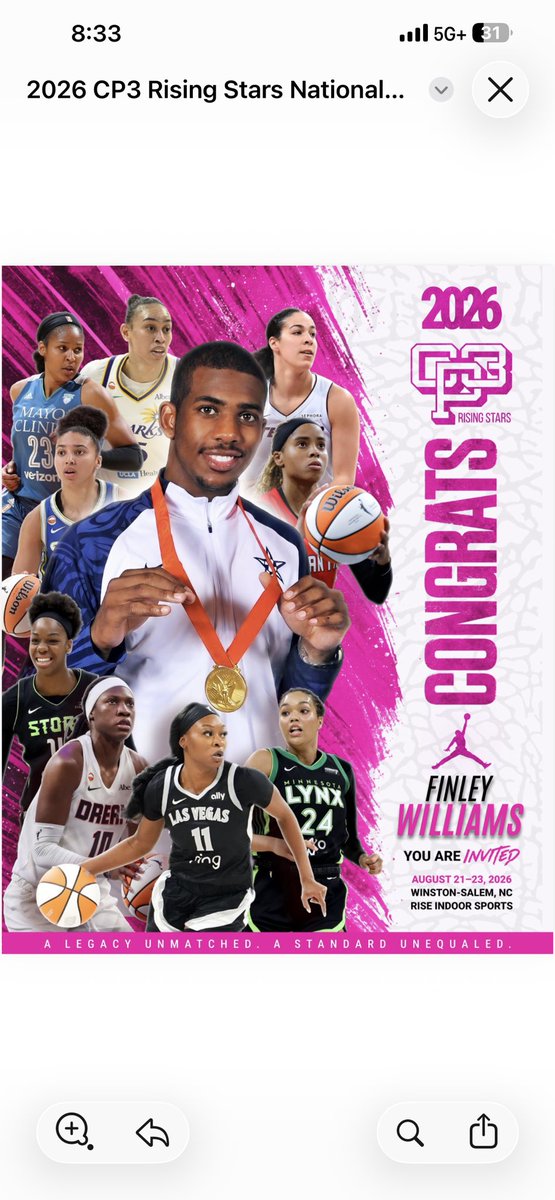 FinleyW_30's tweet photo. Thank you @CP3events for the invitation! https://t.co/POm9ypZqg4